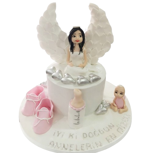 Hamile Kız Annesi Butik Pastası