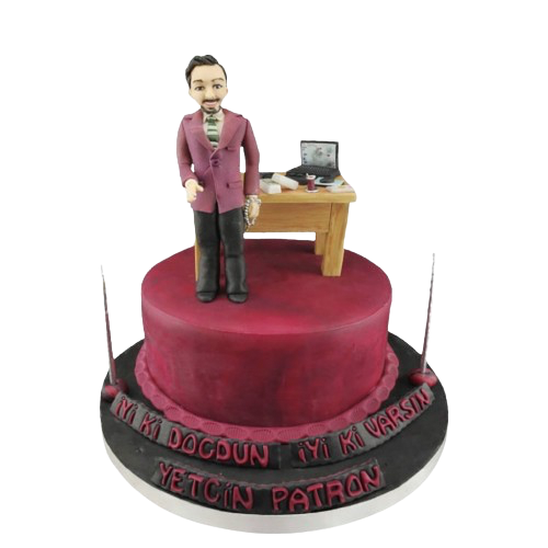 Patron Doğum Günü Pastası