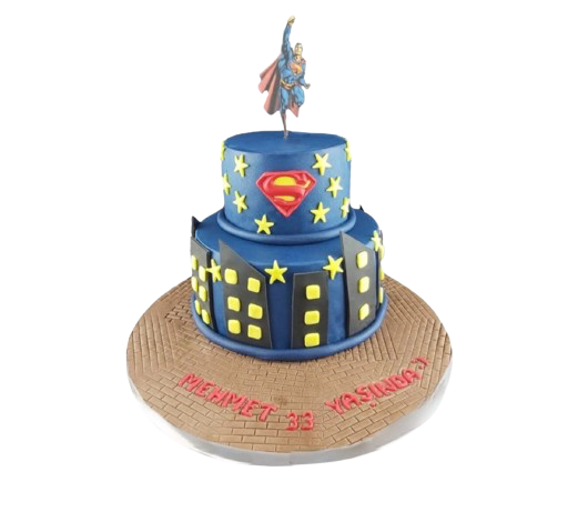 Süperman Doğum Günü Pastası