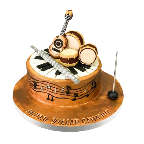 Müzisyen Doğum Günü Pastası