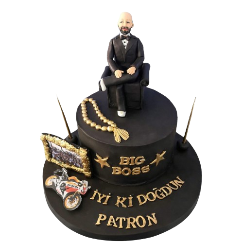 Özel Figürlü Big Boss Butik Pasta