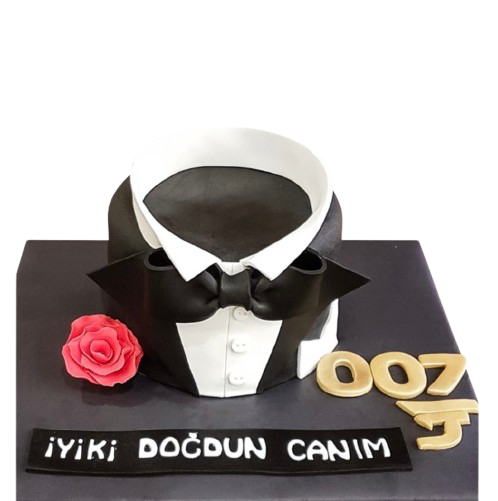 Smokin Bond Doğum Günü Pastası