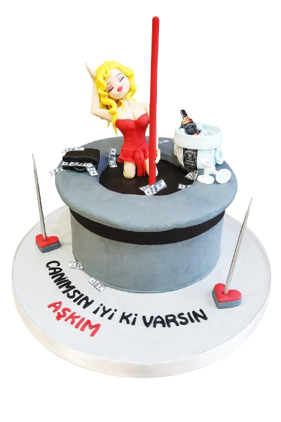 Dansçı Kız Doğum Günü Pastası