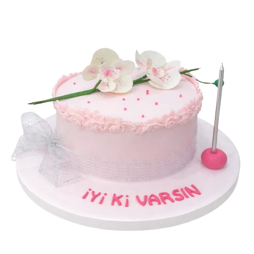 Orkide Doğum Günü Pastası