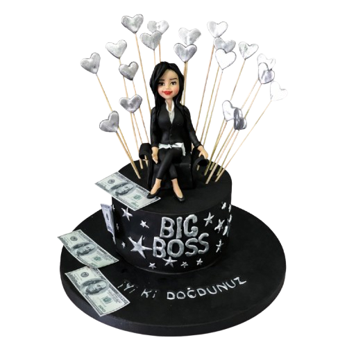 Big Boss Kadın Figür Pastası