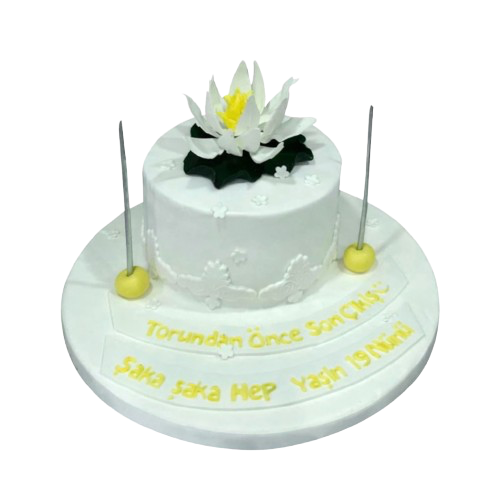 Orkide Çiçeği Butik Pastası