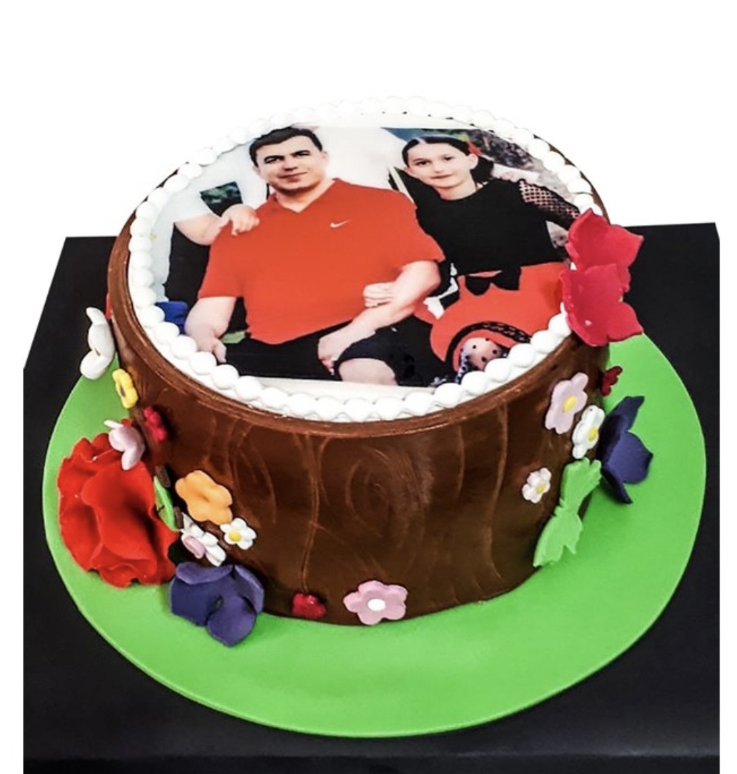 Resimli Kütük Butik Pasta