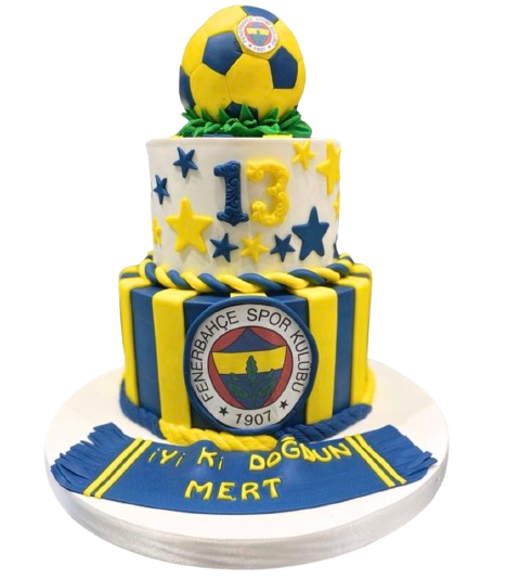 Fenerbahçeli Doğum Günü Pastası