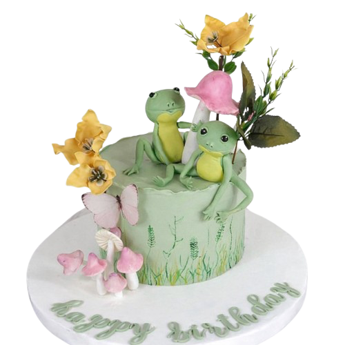 Kurbağa Doğum Günü Pastası