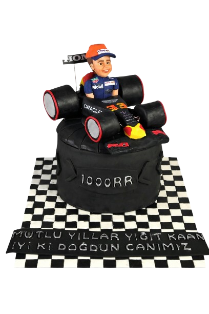 Formula 1 Konseptli Doğum Günü Pastası