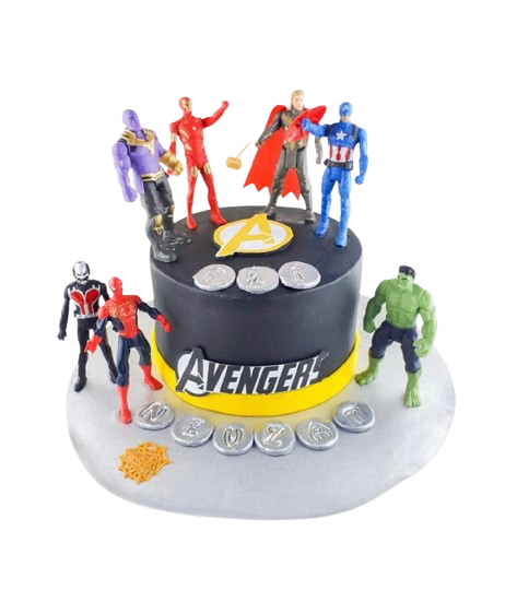 Oyuncaklı Yenilmezler Doğum Günü Pastası