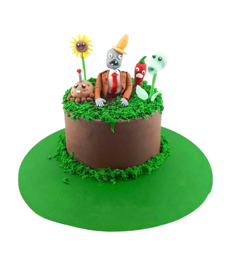 Şapkalı Zombi Doğum Günü Pastası