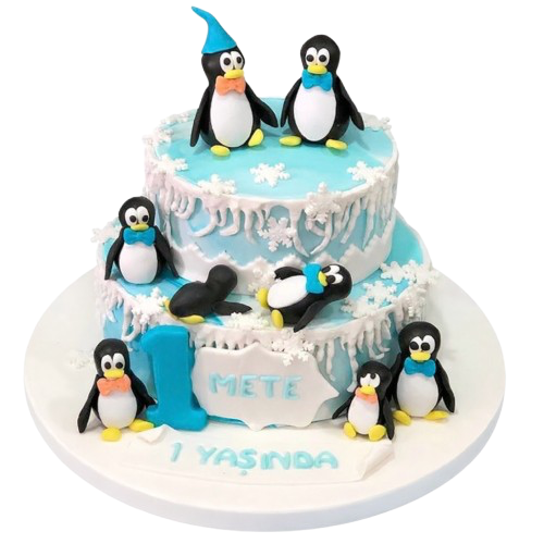 Minik Penguenler Pastası