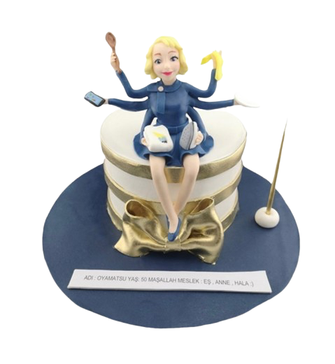 Özel Figürlü Anne Pastası