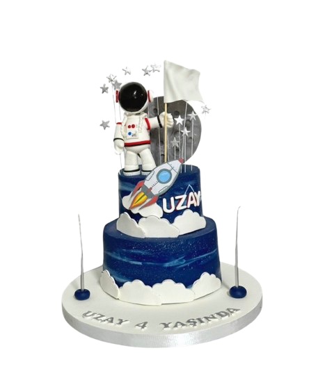 Uzay Doğum Günü Pastası