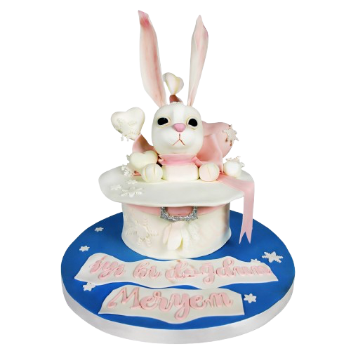 Şapkadan Çıkan Tavşanlı Doğum Günü Pastası