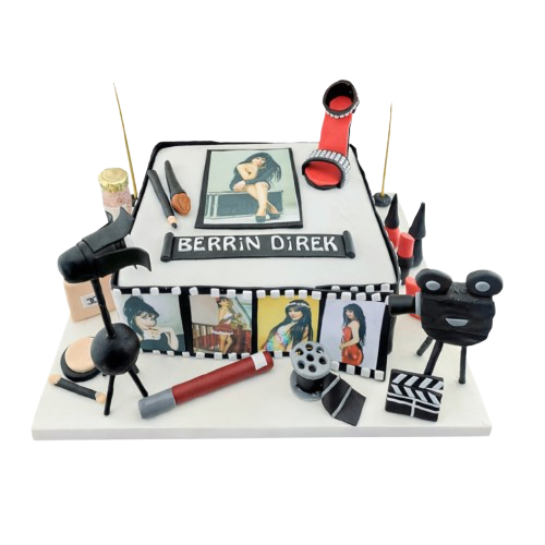 Manken Temalı Doğum Günü Pastası