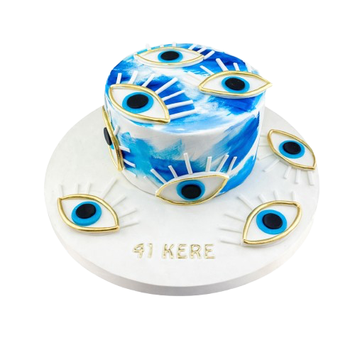 Nazar Boncuğu Doğum Günü Pastası