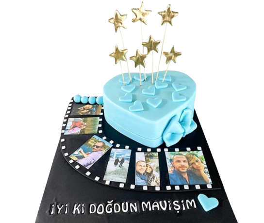 Aşkın Kalbi Doğum Günü Pastası