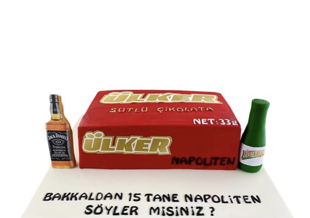 En Sevdiğim Temalı Doğum Günü Pastası