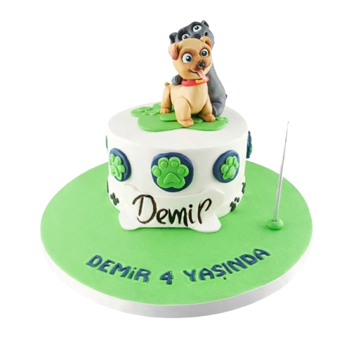 Sevimli Köpekler Doğum Günü Pastası