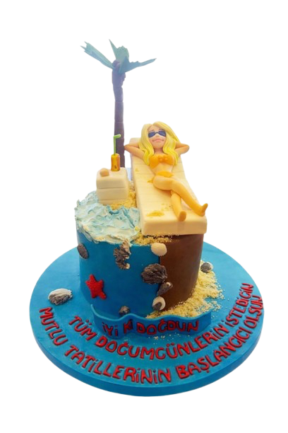 Özel Figürlü Tatil Butik Pasta