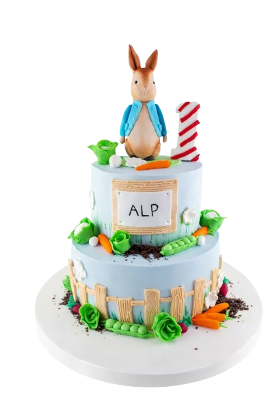 Rakamlı Tavşan Doğum Günü Pastası