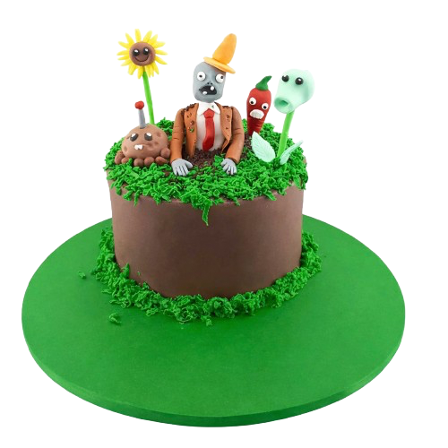 Şapkalı Zombi Doğum Günü Pastası