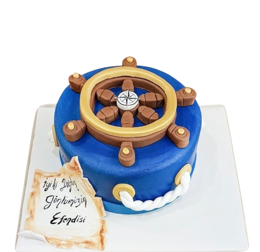 Gemici Dümeni Doğum Günü Pastası