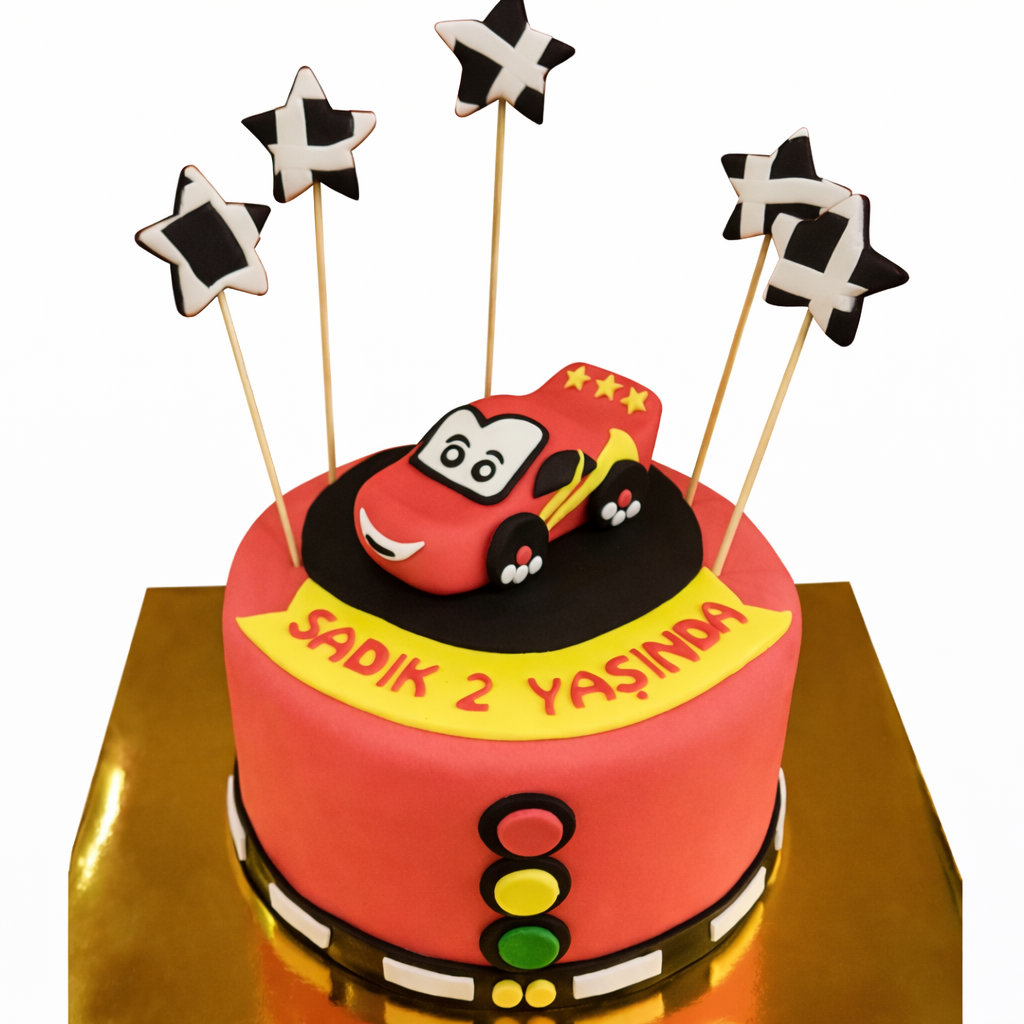 Araba figürlü Pastası