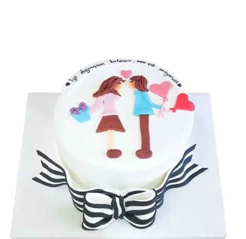 Sevgiliye Hediye Doğum Günü Pastası