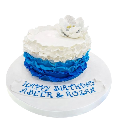 Açelya Çiçekli Doğum Günü Pastası