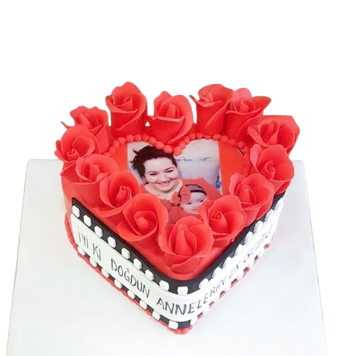 Sevgiliye Özel Resimli Butik Pasta