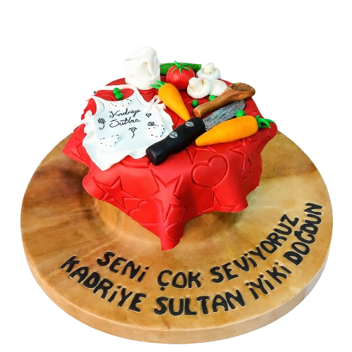 Mutfak Chef Doğum Günü Pastası