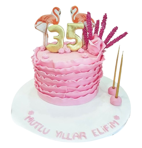 Flamingo Doğum Günü Pastası