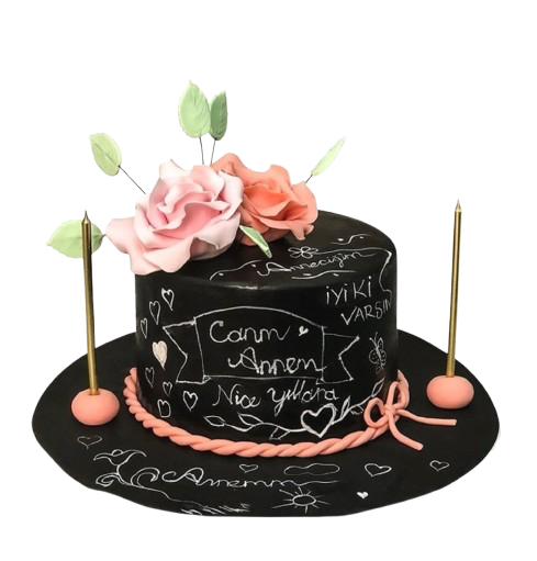 Tebeşir Yazılı Özel Gün Pastası