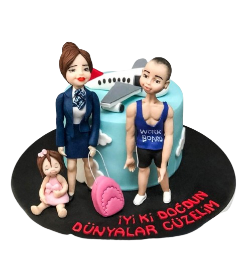 Aile Hostes Doğum Günü Pastası