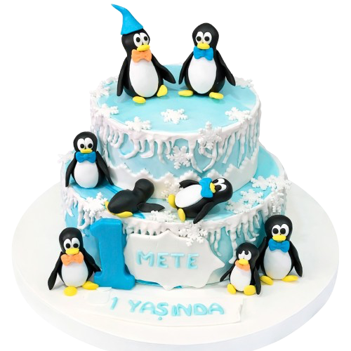 Minik Penguenler Pastası