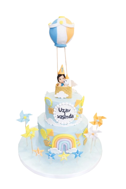 Uçan Balon Bir Yaş Pastası