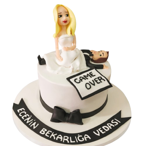 Game Over Bekarlığa Veda Pastası