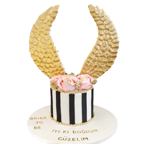 Sürpriz Kanatlı Butik Pastası