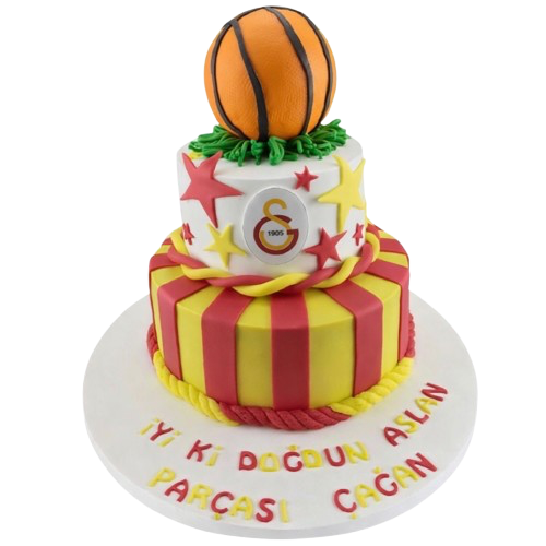 Galatasaray Amblemli Doğum Günü Pastası