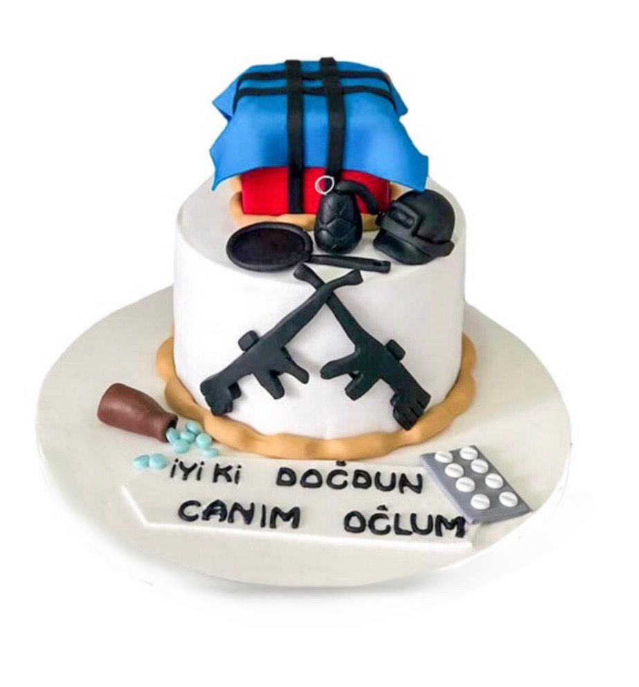 Pubg Doğum Günü Pastası