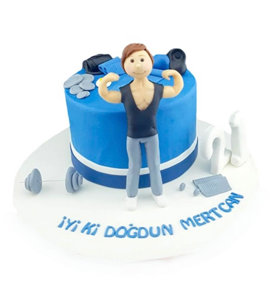 Fitness Eğitmeni Doğum Günü Pastası