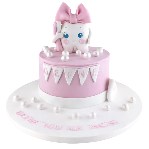 Pembe Kurdeleli Diş Buğdayı Pastası