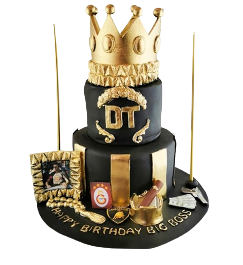 Özel Harfli Big Boss Doğum Günü Pastası
