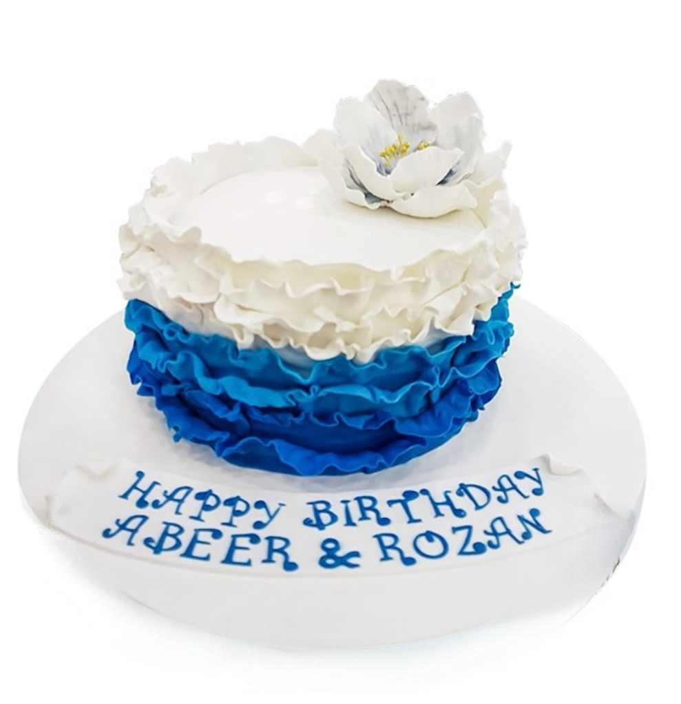Açelya Çiçekli Doğum Günü Pastası