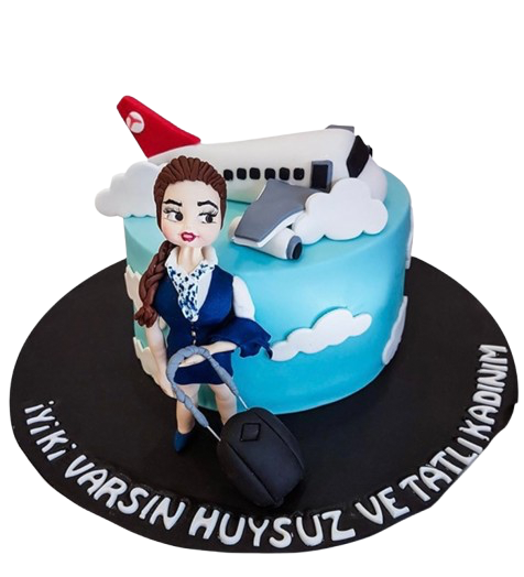 Hostese Özel Doğum Günü Pastası