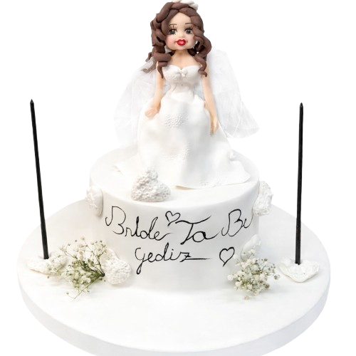 Beyaz Zerafet Gelin Pastası