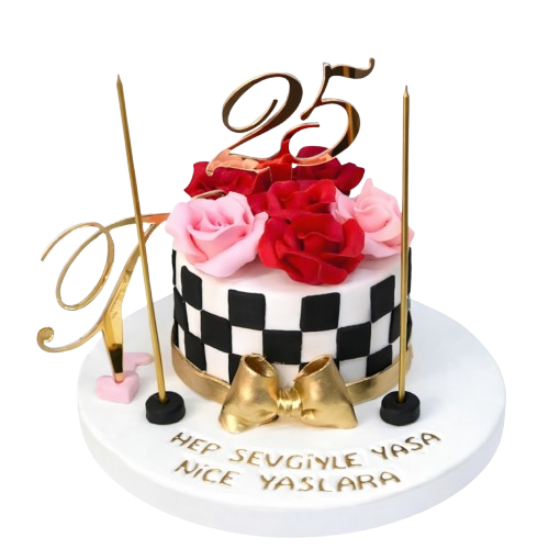 Gül Kutusu Doğum Günü Pastası